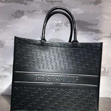 black christian dior book tote|christian dior book tote price.